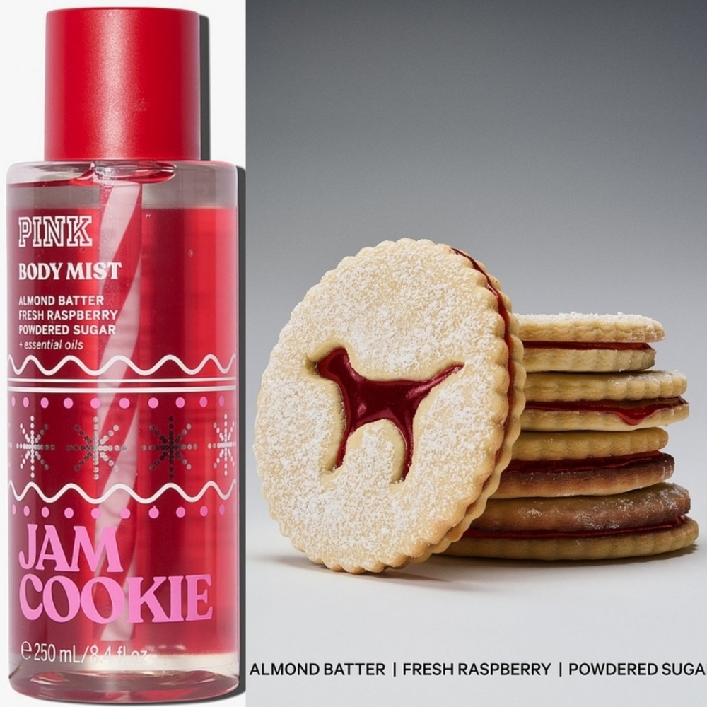 PINK Victoria's Secret Jam Cookie Fragrance Body Mist 8oz NEW
